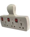 Multi-Plug With Individual Switches, LED Indicators And Fuse Extension Board 3 Socket Extension Boards. 