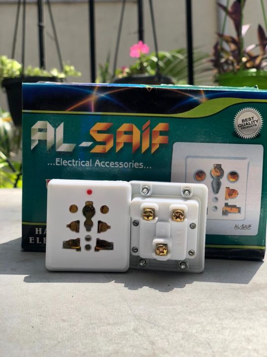 Universal Socket Multi Socket (250Volts 15Amp)
