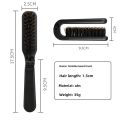 1PCS Soft Boar Bristle Beard Brush Hairdressing Hair Styling Comb For Beard Men's Shaving Brush Fold Beard And Mustache Brush. 