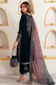 3Piece Embroidered Velvet unstitched suit. 