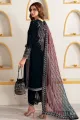 3Piece Embroidered Velvet unstitched suit. 