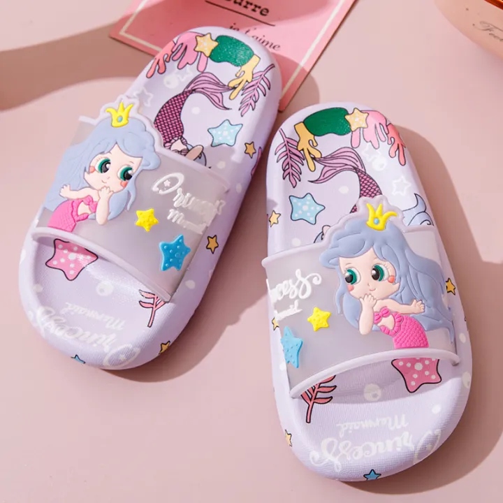 Girls%20Mermaid%20Slippers%20Soft%20Bottom%20Non-slip%20Home%20Indoor%20Sandals%20Slippers%20Middle%20and%20Big%20Children%20Cute%20Princess%20Bathroom%20Slippers%20-%20Image%206