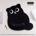Big-eyed Cat Mouse Pad Non-Slip Comfortable Wrist Rest Typing Pad Dirt-resistant Soft Ergonomic Mouse Pad For Computer Office. 