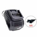 Battery Charger Suitable For Makita 18V 21V Li-ion Battery Portable Fast Charger for Makita Battery Replacement EU Plug US Plug.