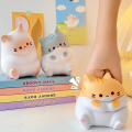 1Pc Adorable Cartoon Cat Squeeze Toys for Adult Soft Pinch PU Slow Rebound Balls Pop Fidget Toys Halloween Christmas . 