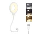 Smart Voice Control USB Light for Laptop, LED Reading Lamp, USB Lamp with Flexible Gooseneck for Power Bank,. 