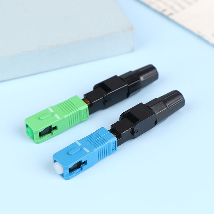 5Pcs FTTH SC APC Single Mode SC UPC Fiber Optic Quick Connector FTTH ...