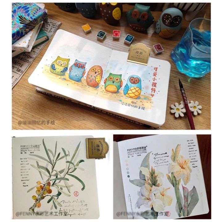 POTENTATE%20Watercolor%20100%25%20Cotton%20Paper%20Pad%20Watercolor%20Journal%20Drawing%20Book%20Hand%20Notebook%20Artists%20School%20Sketchbook%20Drawing%20Paper%20-%20Image%205