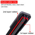 PINMOAP Double  Strip Wiper Suitable For Tesla Model 3 2018-2022 Car Windshield Wiper Blades 2018 2019 2020 2021 2022. 