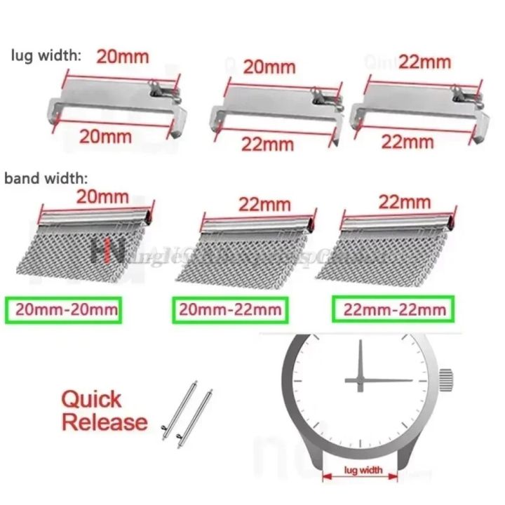 1%20Pair%20Watch%20Strap%20Adapter%2018mm%20To%2020mm%2022mm,20mm%20To%2018/20/22mm,22mm%20To%2022mm%20Quick%20Release%20Pins%20Connectors%20WatchBand%20Accessories%20-%20Image%205