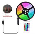 Led USB Strip Light 2M Colour change RGB LED Flexible Lights With 60 Bulbs. 
