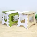 2024 New Plastic Folding Stool Portable Outdoor Small Stool Household Matzah Children Study Small Stool Train Small Bench Gifts. 