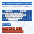 Ajazz Ak871 2.4G Wireless Gaming Mechanical Keyboard 87 Keys Hot-Swappable Bluetooth Keyboard PBT Keycaps for Game Laptop Pc. 