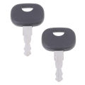 2Pcs 14603 Key For Volvo Mini-excavators Bomag Compactors New Holland Backhoes JCB Backhoes Skytrak Lifts Skytrak Telehandlers. 