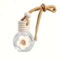 Cartoon Car Aromatherapy Glass Bottle For Mirror Pendant Dashboard Decorative Ornaments. 