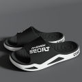 High Quality Men's Summer Fashion Thick Sole Sandals,Viral Beach Pool Slides,Non-Slip Bathroom Slippers,Trendy Male Sports Shoes.