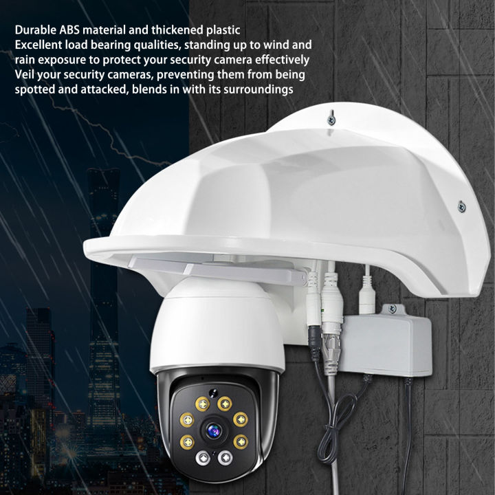 Security%20Camera%20Sun%20Rain%20Cover%20Hard%20Camera%20Cover%20Shield%20Outdoor%20Camera%20Protective%20Roof%20for%20Dome%20PTZ%20Type%20Surveillance%20Camera%20-%20Image%202