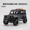 1:24 Mercedes-Benz BRABOS G550 4X4 modified alloy off-road vehicle Diecast model. 