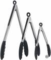 Choose Your Perfect Tongs: 7" (Precise) / 9" (All-Purpose) / 12" (BBQ) - All with Silicone Tips & Lock. 