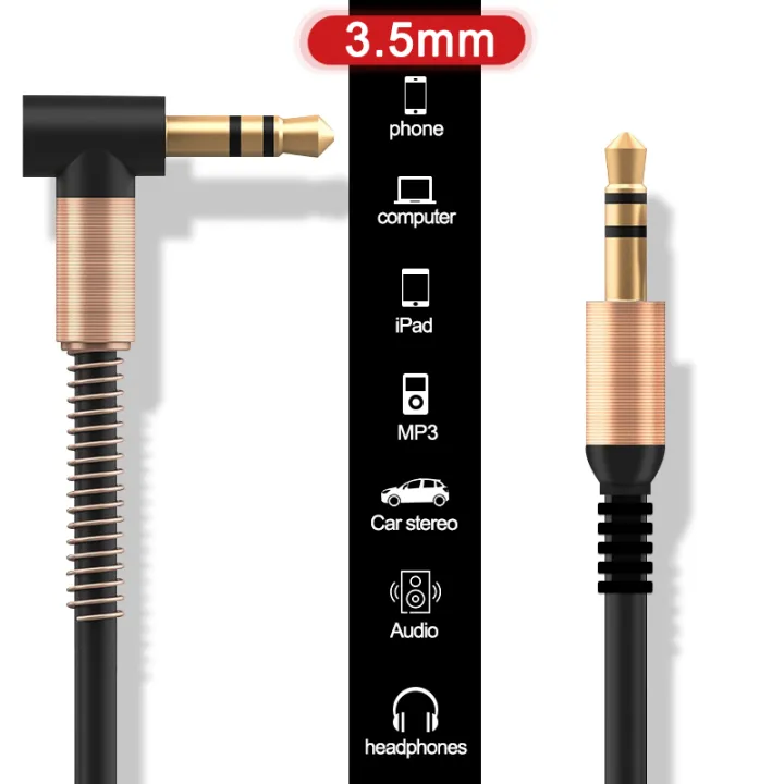 NNBILI%203.5mm%20Jack%20Audio%20Cable3.5mm%20Car%20Spring%20AUX%20Cable%20Gold%20Plated%20jack%20male%20to%20male%20speaker%20cables%20Cord%20for%20Headphones%20%20-%20Image%203