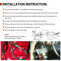 Universal 12V Electronic Inline Fuel Pump 4-7PSI High Pressure 90LPH Gas Petrol Diesel Compatible 40104 40106 40107 P502. 