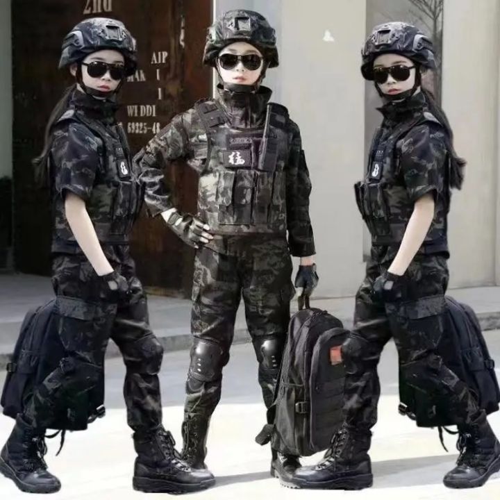 New%20Children's%20Special%20Forces%20Combat%20Uniform%20New%20%20Training%20Suit%20Black%20Eagle%20%20Suit%20Performance%20Suit%20-%20Image%202