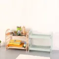 1PC High Appearance Horizontal Desktop Storage Shelf Simple Multi-storey Dormitory Storage Shelf Computer Office Available. 