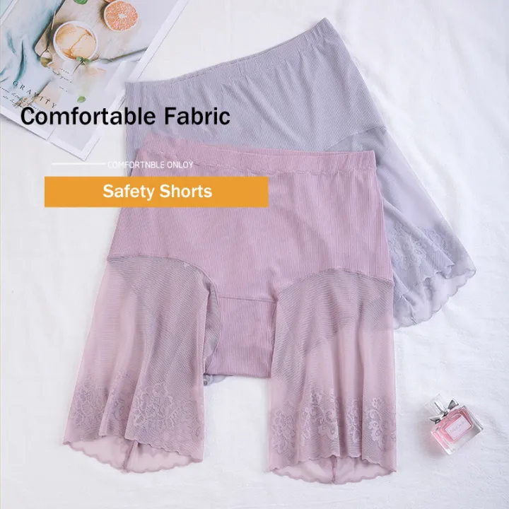 1Pc%20Thin%20Plus%20Size%20Safety%20Short%20Pants%20Summer%20Women%20Seamless%20Underskirt%20Shorts%20Anti%20Rub%20Thigh%20Boyshorts%20%20Lace%20Women%20Boxers%20-%20Image%205