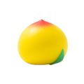 Yellow Peach Shape Fidget Toys New Design Soft Rising Decompression Squeeze Pops Toys Autism Needs Squishy Stress Reliever Toys.