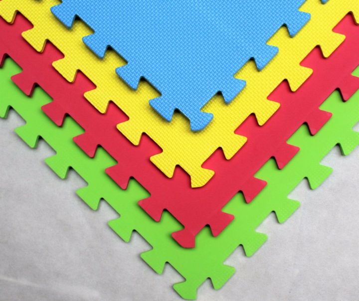 Floor Mat for Classroom, 60 x 60 cm ( Set of 4 )