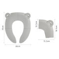 Folding Baby Potty Training Seat Mat + Storage Bag Portable Travel Toilet Seat Cushion for Kids Children's Potty Mat.