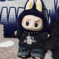 For 17cm Labubu Doll Rock Series Cotton Clothes Set - No Attribute Included Soft Vinyl Collectible Figure Clothing Accessories. 