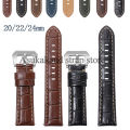 20m 22mm 24mm Genuine Leather Watch Strap For Panerai PAM111 441 312 For Breitling Watch Band Men band Quick Release Watch Chain. 