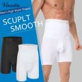 【Hot-Selling】 Men Slimming Belly Trimmer Waist Trainer Shapewear Compression Body Shaper Tummy Control Pants Thigh Slimmer Shorts.