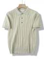 Luxury Lining Polo Neck Knitted T-shirt For Men - Fashion | T-Shirts For Men | Men's Wear | Polo T-Shirts |. 