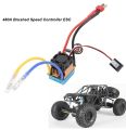 480A Brushed Speed Controller ESC with Cooling Fan, 3 Modes Multiple Protection, ESC for 1/10 RC New Rain 480A Three Mode Brushed Speed Controller ESC Regler for 1/10 1/8 Rc Touring car, Buggy, Short Course Truck, Monster, truggy, rovk Crawler and Tank. 
