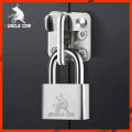 Muscle cow padlock 30mm 40mm 50mm key with 3 keys silver. 