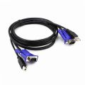 PzzPss USB KVM Switch 2 Port VGA SVGA Switch Box USB 2.0 KVM Mouse Switcher Keyboard 1920*1440 VGA Splitter Box Sharing Switch. 