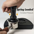 Coffee Tamper 58mm 54mm 51mm Ripple Base Leveling Constant Pressure Calibrated Spring Loaded Barista Tools Espresso Accessories. 