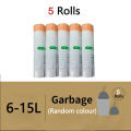 5 Rolls 20L/30L/60L Large Capacity Garbage Bag Smart Trash Can Drawstring Trash Bags Household Disposable Thickened Trash Pouch. 