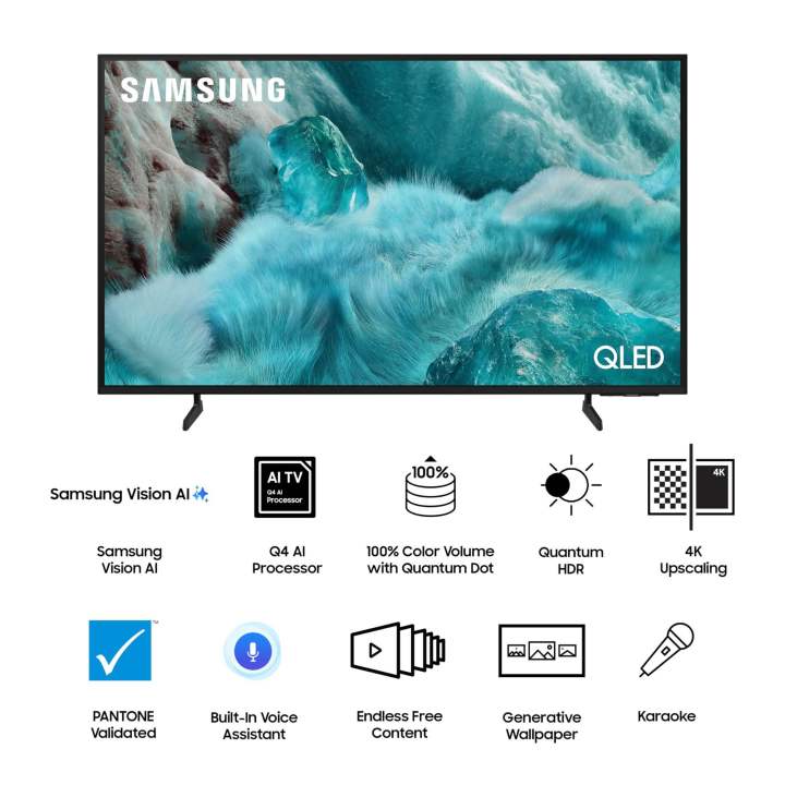 SAMSUNG%2075%20inch%20QLED%20UHD%204K%20Vision%20AI%20Smart%20LED%20Tv%20QA75Q7F%20Metal%20Stream%20Design%20-%20Image%203