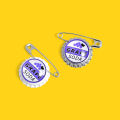 Grape Soda Bottle Cap Pins Brooches Shirt Lapel Pins Ellie Badge Grape Soda. 