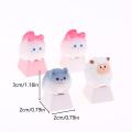 Wholesale Cute Cartoon 3D Animal Keycap Mechanical Keyboard Caps OEM Height Keycap Kawaii DIY Keyboard Accessories Girl. 