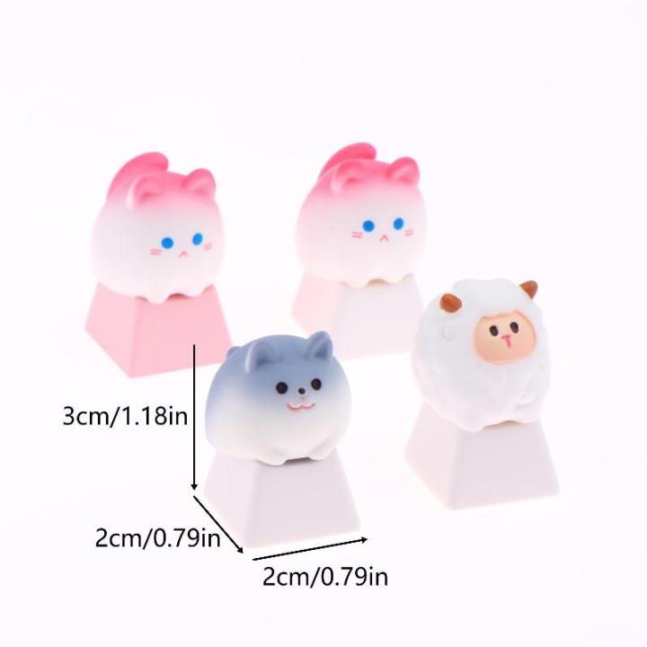 Wholesale%20Cute%20Cartoon%203D%20Animal%20Keycap%20Mechanical%20Keyboard%20Caps%20OEM%20Height%20Keycap%20Kawaii%20DIY%20Keyboard%20Accessories%20Girl%20-%20Image%206