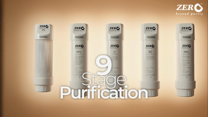ZERO ROMIU Smart Water Purifier Dispenser | 9-Stage RO+UV | Mineralization | High Capacity 200GPD