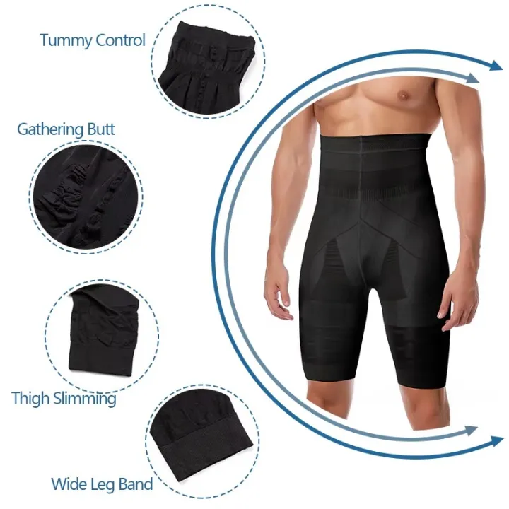 %E3%80%90Wireless%E3%80%91%20Men%20Body%20Shaper%20Tummy%20Control%20Shorts%20Shapewear%20Belly%20Girdle%20Boxer%20Briefs%20High%20Waisted%20Slimming%20Underwear%20Leg%20Compression%20-%20Image%203