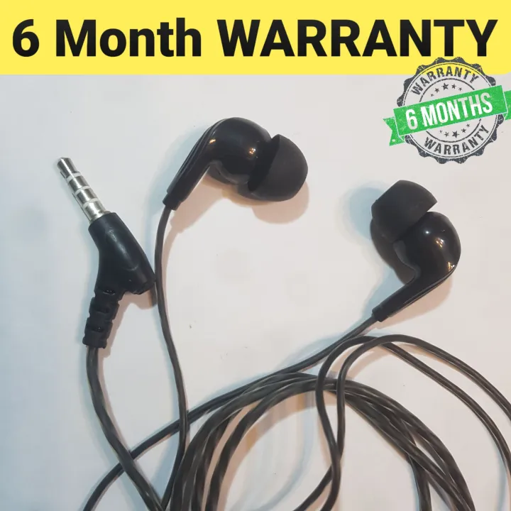 Earphone With Pure Bass Boost 6 Months Warranty With Mic Super Stereo Bass 3.5mm Jack Wired Earphones In Ear Earphone