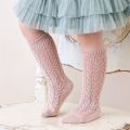 Summer Mesh Kids Socks Toddlers Baby Girls Long Knee High Breathable Socks Hollow Out Soft Cotton Infant Socken For 0-8Years. 