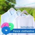 Anti-skid Windproof Clothesline Fence-type Clothesline Non-slip Drying Ropeclothesline Outdoor Travel Clothes Line Ropes 5 meter. 