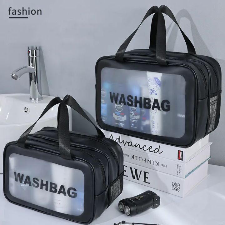 Dry-wet%20separation%20double%20transparent%20PU%20makeup%20bag%20portable%20washing%20bag%20cosmetic%20storage%20bag%20travel%20fitness%20swimming%20essentials%20-%20Image%204